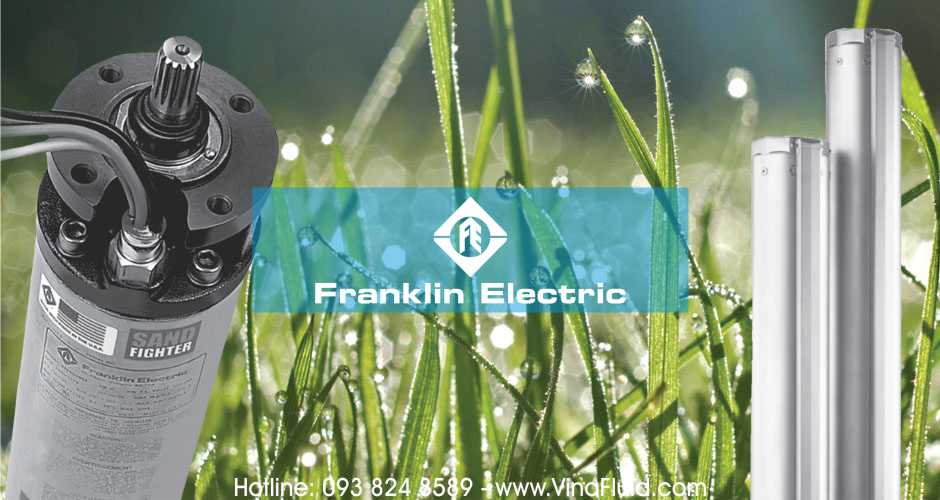 Máy bơm hỏa tiễn giếng khoan Franklin Electric USA