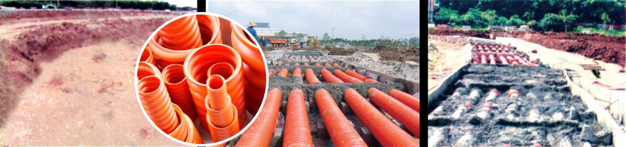Phương pháp thi công cáp ngầm dùng ống nhựa HDPE