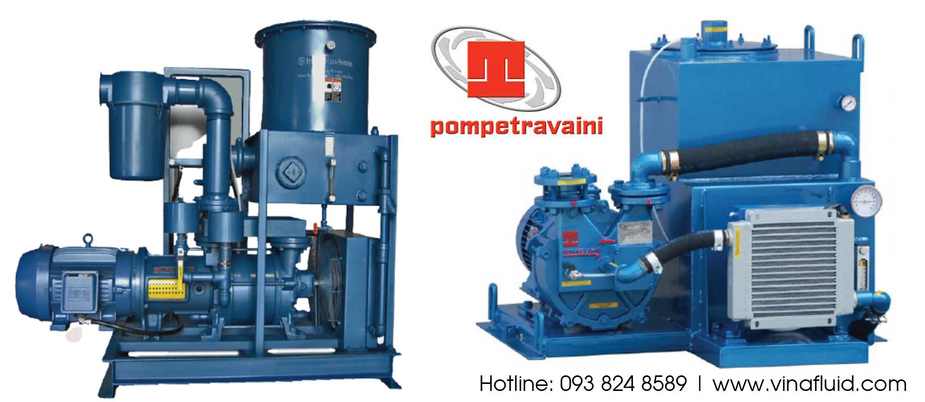 Bộ máy bơm chân không TRAVAINI Italia made vòng nước 1 cấp và 2 cấp Bộ máy bơm chân không TRAVAINI Italia made vòng nước 1 cấp và 2 cấp
