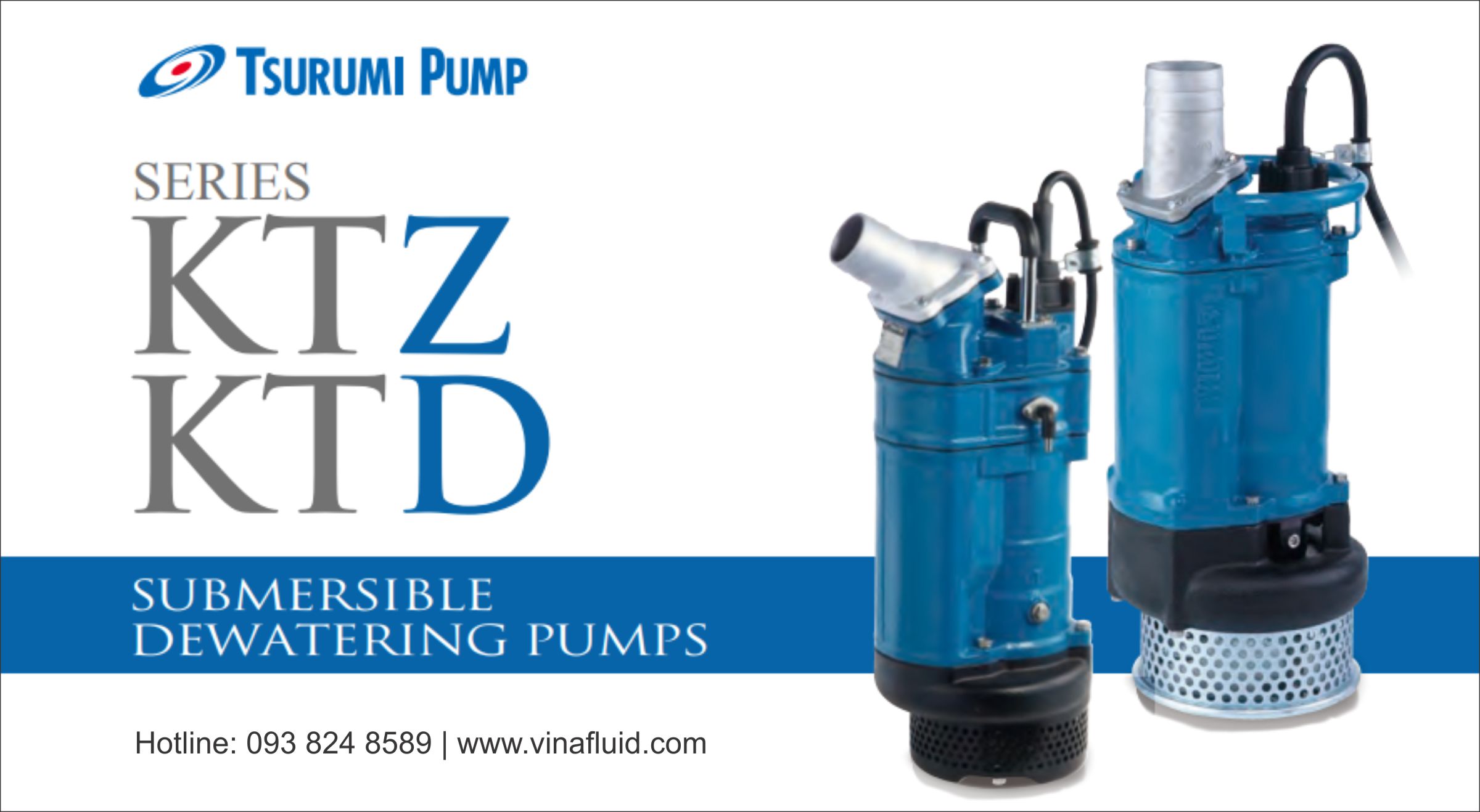 Máy bơm chìm Tsurumi KTZ Series nhập khẩu Japan