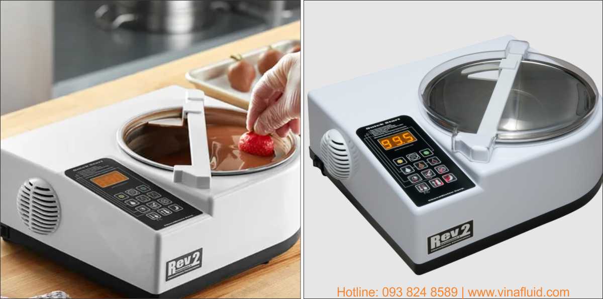 Máy Temper Sô Cô La ChocoVision Rev 2B 0.68kg